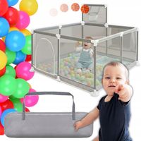 KOJEC DLA DZIECKA 126x126cm DZIECI GRUBA MATA 1cm ZESTAW KOSZ PIŁKI