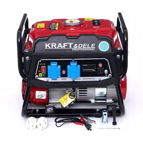 AGREGAT PRĄDOTWÓRCZY GENERATOR PRĄDU 1500W 3KM na Arena.pl