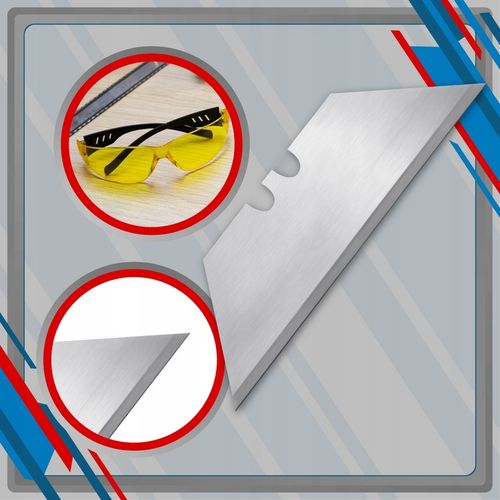 Ostrza do nożyków 61 mm wymienne 50 szt wkłady zapasowe ostre na Arena.pl