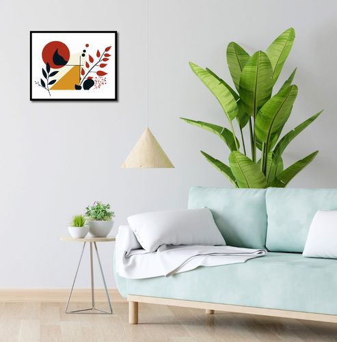 Plakat 50x40cm Ogień i Flora na Arena.pl