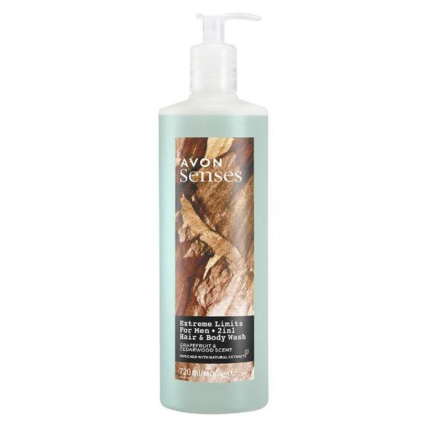 Avon Senses Extreme Limits Żel pod prysznic 720ml zdjęcie 1