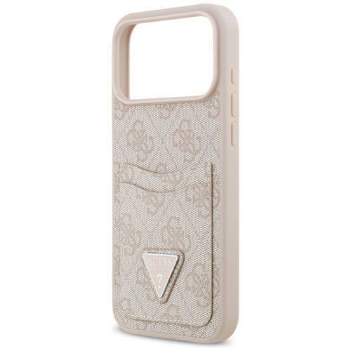 Etui Guess 4G Double Card Triangle do iPhone 17 Pro Max różowy na Arena.pl