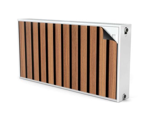 Mata MAGNETYCZNA Grzejnika LAMELE Imitacja Drewna Efekt 3D 120cm x 60cm na Arena.pl