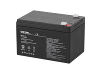 Akumulator 12V 12Ah żelowy Vipow zasilacz UPS PIEC