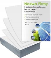 Ulotki A4 reklamowe INSTALACJE FOTOWOLTAICZNE GOTOWY PROJEKT GRATIS 5000szt