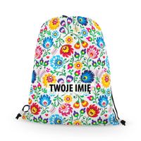 WORKO-PLECAK z Twoim imieniem Łowickie wzory 064
