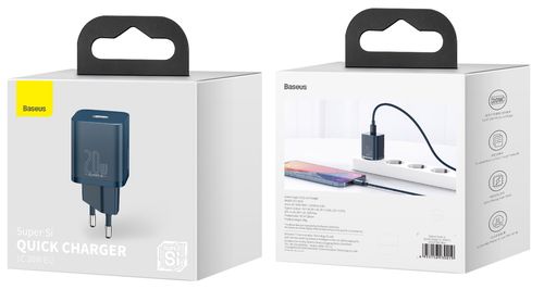 BASEUS Ładowarka sieciowa Super Si Quick Charger 1xUSB-C 20W na Arena.pl
