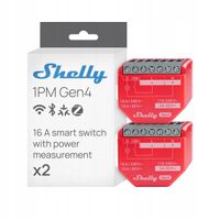 Zestaw 2 Sterowników Shelly 1PM Gen4 Zigbee/Matter