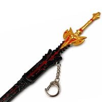 Black Sword | 16 cm | Metal | Brelok Gamingowy | Genshin Impact