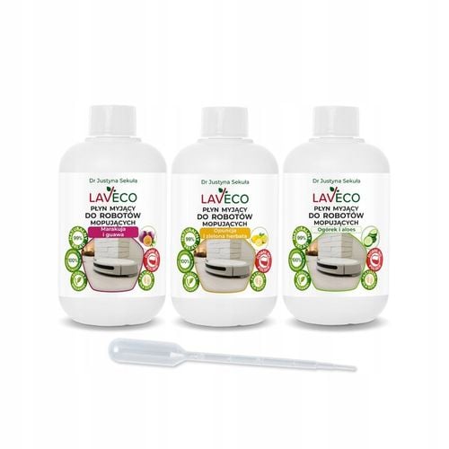 3 x 0,5 l Płyn myjący do robotów mopujących i odkurzaczy myjących LAVECO v2 na Arena.pl