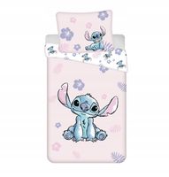 POŚCIEL 140x200 LILO AND STITCH PINK Różowa Komplet Pościeli