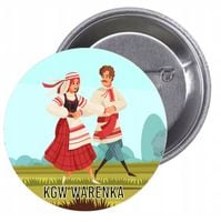 Przypinki buttony KGW WARENKA znaczki z grafiką