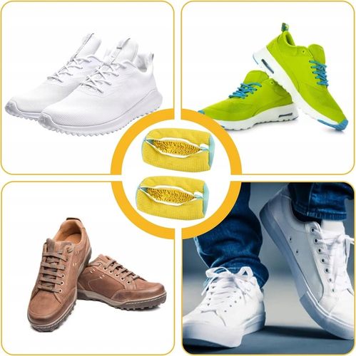 2X WOREK DO PRANIA BUTÓW OBUWIA DO PRALKI Z MIKROFIBRY ŻÓŁTE ZESTAW 2szt na Arena.pl