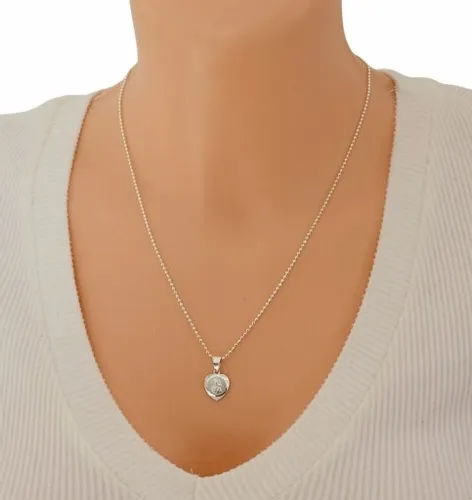 Łańcuszek Srebrny Damski Kulkowy 1,60 mm z Medalikiem pr 925 Grawer Gratis na Arena.pl