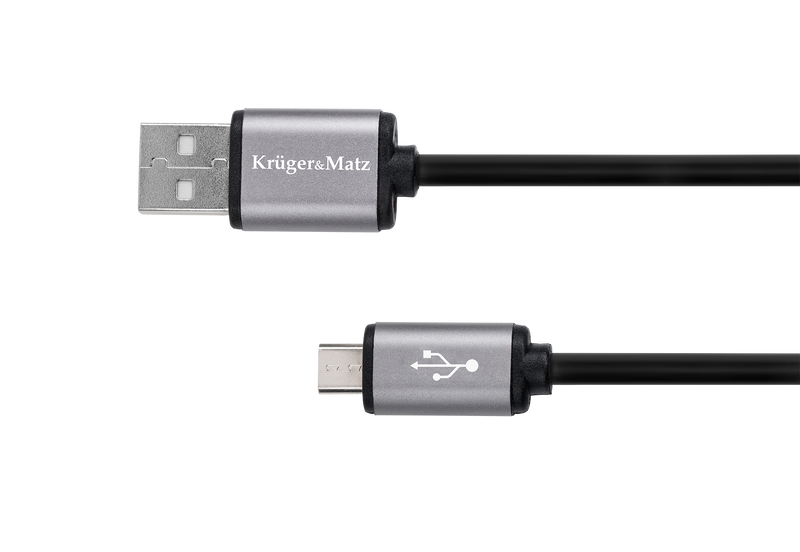 KM1235 Kabel USB - micro USB 1m Kruger&Matz Basic zdjęcie 1