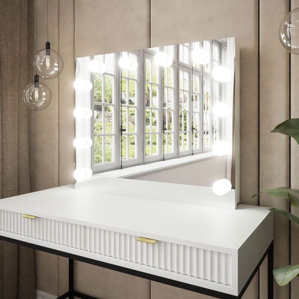 Lustro do makijażu wizażu wiszące stojące make up ! Oświetlenie w cenie !! zdjęcie 5