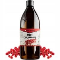 OLEJ RYCYNOWY NIERAFINOWANY TŁOCZONY NA ZIMNO W SZKLE Z INDII 0,5L