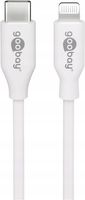 Kabel do Telefonu Goobay DAT 0,5m USB Typ C do Wtyczki Lightning Biały