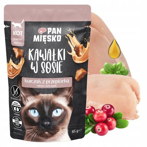 Pan Mięsko Kawałki w sosie MIX Smaków karma dla kota mokra 12 x 85g na Arena.pl