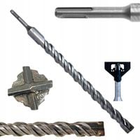 Wiertło do betonu SDS Plus 30x600 mm krzyżowe zbrojony Allbe