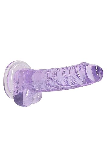7"" / 18 cm realistic dildo with balls - purple na Arena.pl