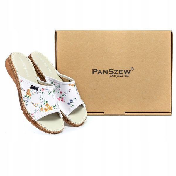 PanSzew POLSKIE Klapki Damskie ze SKÓRY Buty ze Skóry Naturalnej 36-41 zdjęcie 6