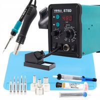 ZESTAW LUTOWNICZY STACJA HOT-AIR YIHUA 878D 2W1