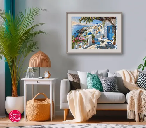 Puzzle 1000 elementów. Santorini Blues 30936 na Arena.pl