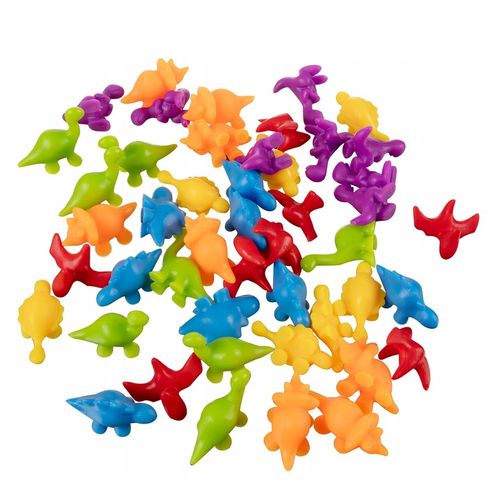 Tuba Dinozaurów Zestaw Dinozaury do Nauki Liczenia Kolorów Dinozaury Dzieci na Arena.pl