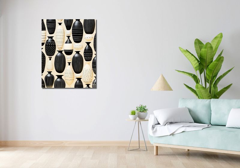 Obraz 70x90cm Monochromatyczna Harmonia zdjęcie 2