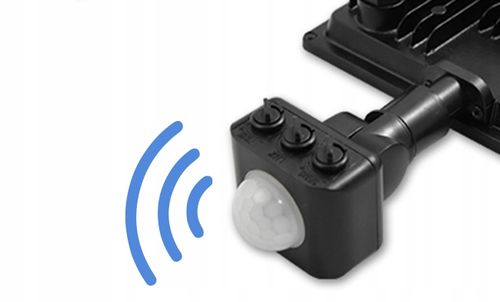 HALOGEN Naświetlacz CZUJNIK ruchu LAMPA LED 50W IP66 Reflektor 6000LM na Arena.pl