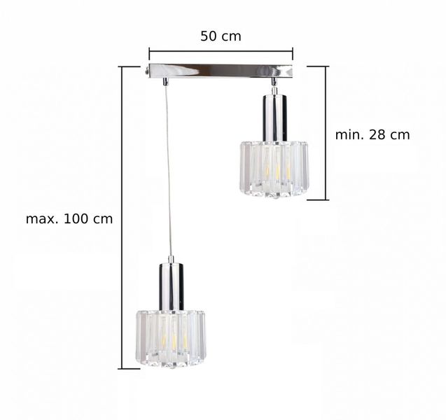 Lampa wisząca 2xE27 DECO zdjęcie 3