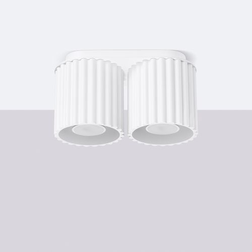 Plafon AURA 2 biały GU10 na Arena.pl