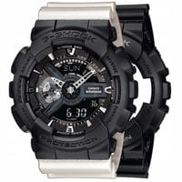 ZESTAW G-SHOCK GA-110-1BER CZARNY BIAŁY