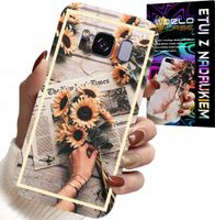 ETUI DO SAMSUNG GALAXY S8 - KWIATISTY WZÓR SŁONECZNIK SŁONECZNIKI