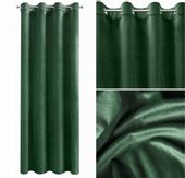 Zasłona Przelotki Welwet Welur 140X250 CM ZIELONA