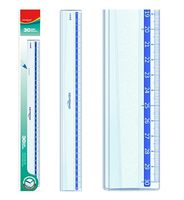 linijka plastikowa keyroad 30cm transparentna 5425