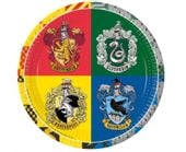Talerzyki papierowe Harry Potter, 23 cm 8 szt.