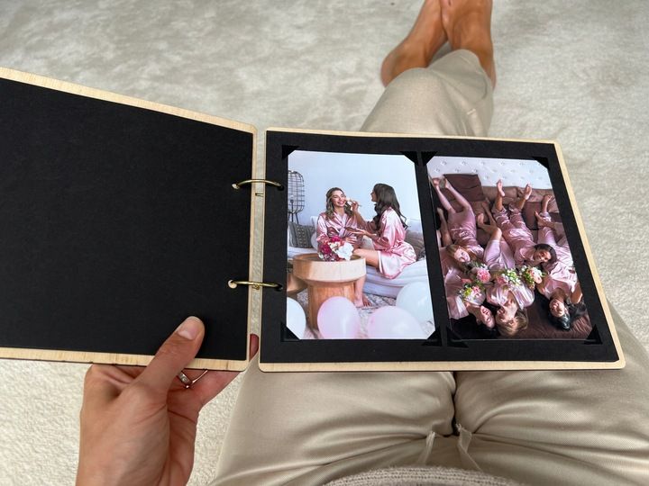 DREWNIANY ALBUM WIECZÓR PANIEŃSKI PREZENT zdjęcie 4