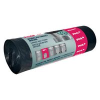 Worki na śmieci 60L 10 szt. mocne wytrzymałe 60x70 cm czarne