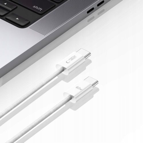 TECH-PROTECT ULTRABOOST CLASSIC TYPE-C CABLE PD60W/3A 100CM WHITE na Arena.pl