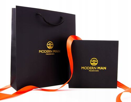 Akcesoria dla mężczyzn piękny zestaw prezentowy spinki krawat do koszuli na Arena.pl