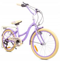 Rowerek dziecięcy SUN BABY Flower bike 20 cali dla dziewczynki Lawendowy