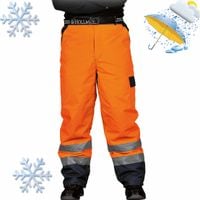 Spodnie Ostrzegawcze Vibetro Xl Ochronne Do Pasa Ocieplane Zimowe Odblaski