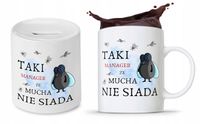 Zestaw Dla Menagera Kubek + Skarbonka Prezent Z Nadrukiem Ze Zdjęciem