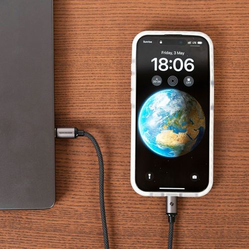 SPACECASE MOCNY KABEL USB-C DO USB-C TYP-C PD 60W 200CM SZYBKIE ŁADOWANIE na Arena.pl