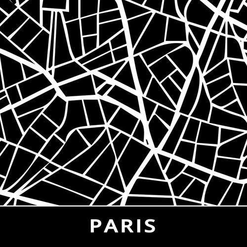 Deco Panel, Plan miasta Paryż 90x60 na Arena.pl