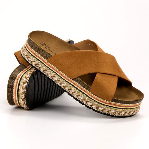 Camelowe Klapki Boho r.39 na Arena.pl