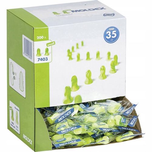 Zatyczki do uszu STOPERY jednorazowe SNR 35 dB 200 par HIPOALERGICZNE small na Arena.pl