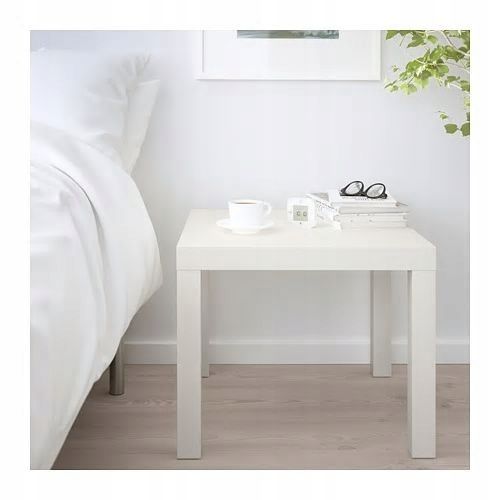 IKEA LACK stolik 55x55 cm BIAŁY POŁYSK na Arena.pl
